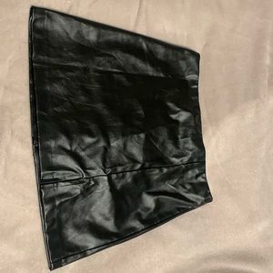 Black skirt.